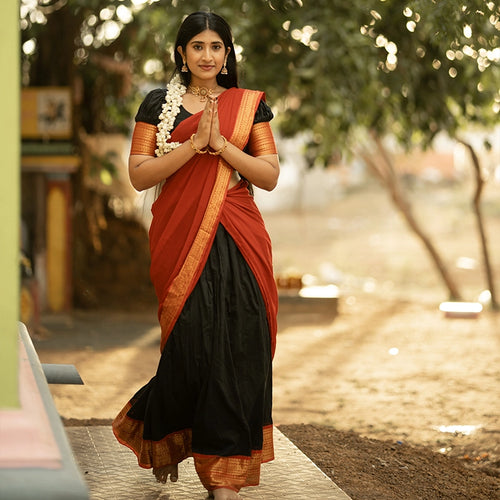 Kalyani Cotton Half Saree - view 4