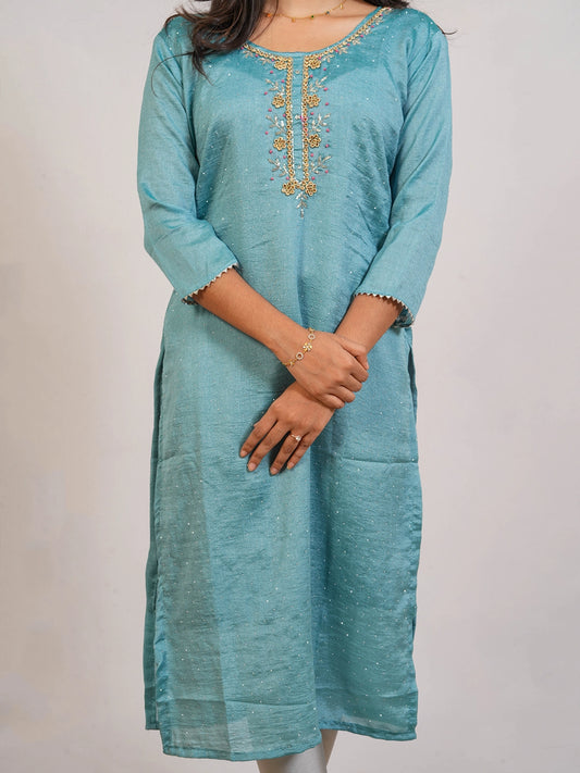 Blue Kurti - view 2