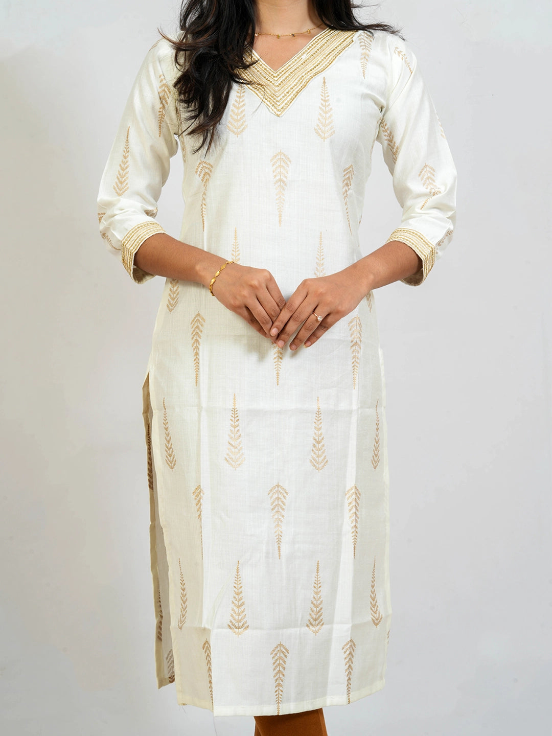 White Kurti - view 2
