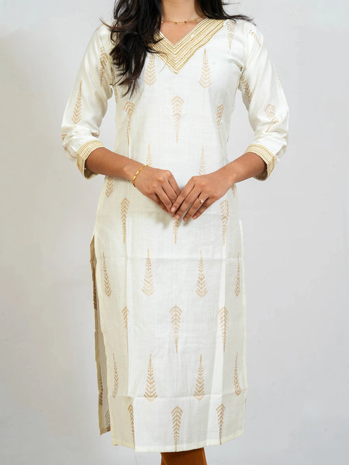White Kurti - view 2