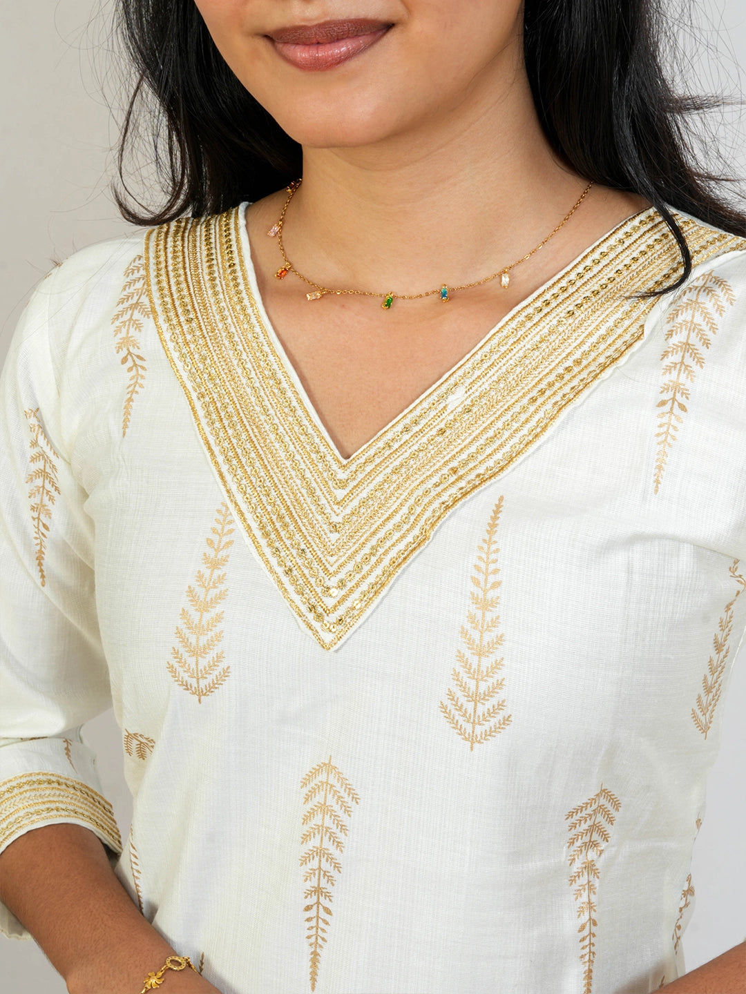 White Kurti - view 4