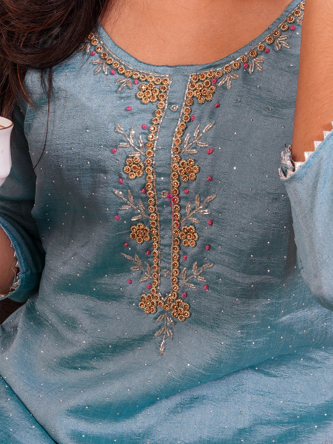 Blue Kurti - view 3