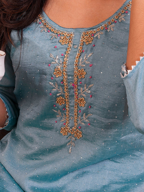 Blue Kurti - view 3