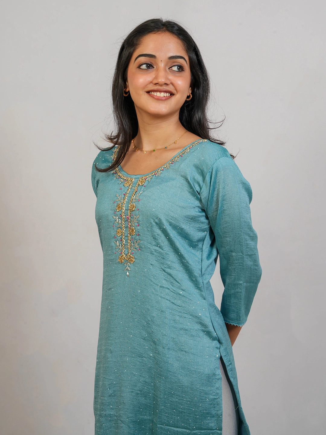 Blue Kurti - view 5
