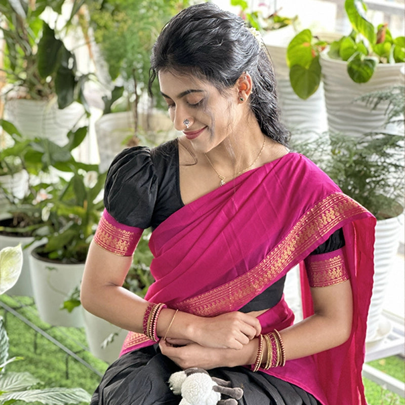Sanvi Cotton Half Saree - view 3