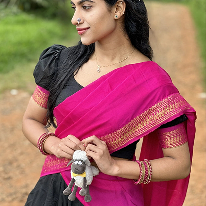 Sanvi Cotton Half Saree - view 2