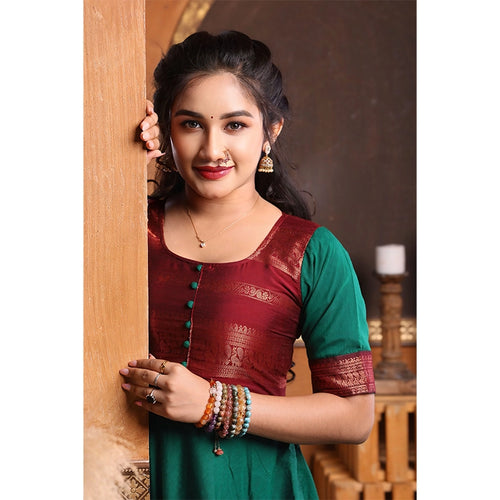 Varalakshmi Anarkali - view 3