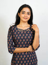 Black Cotton Kurti - view 1