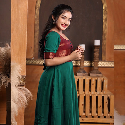 Varalakshmi Anarkali - view 2