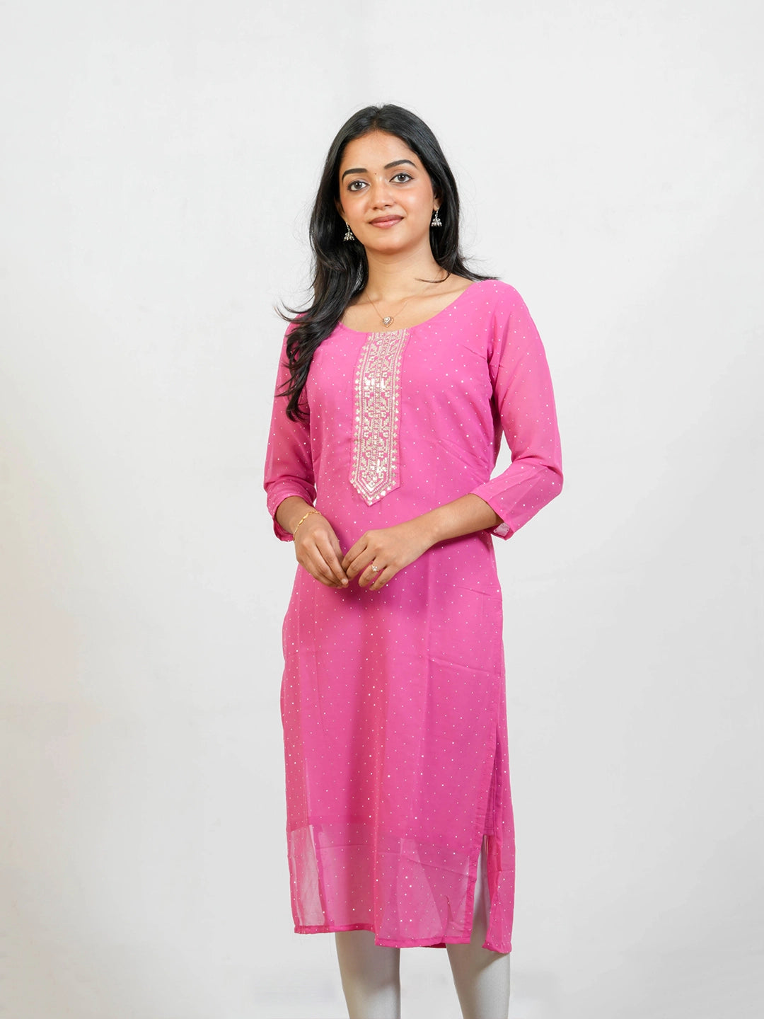 Pink Kurti - view 2