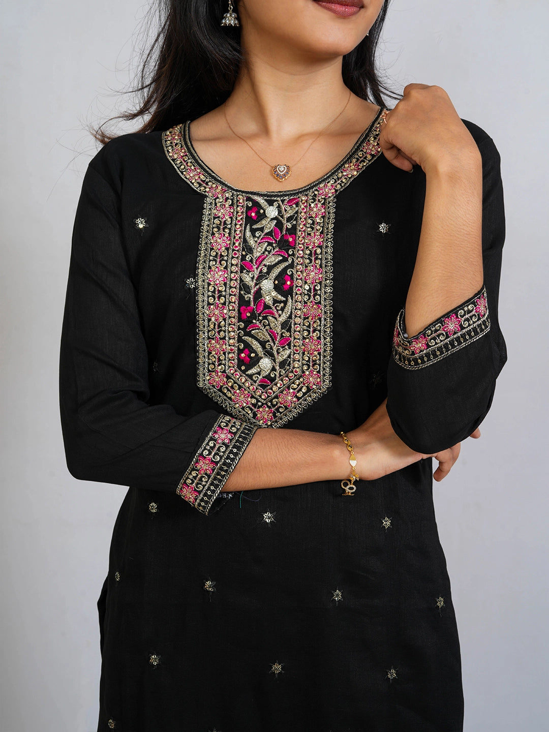 Black Kurti - view 4