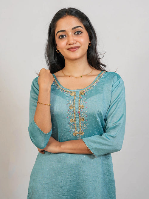 Blue Kurti - view 1