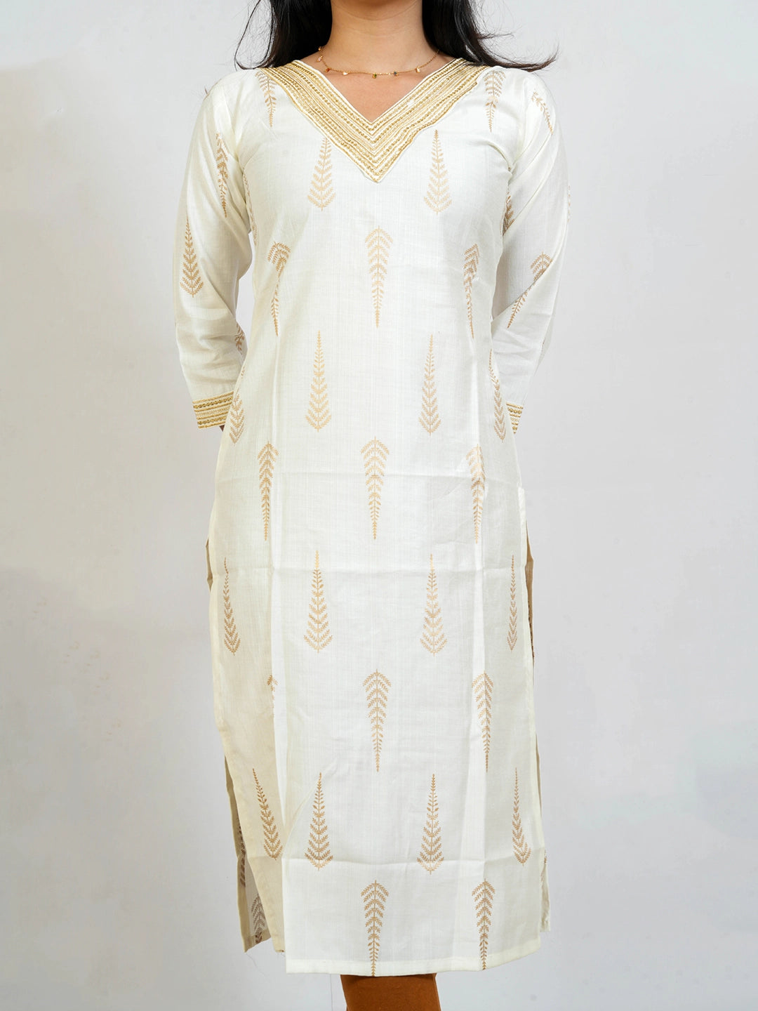 White Kurti - view 3