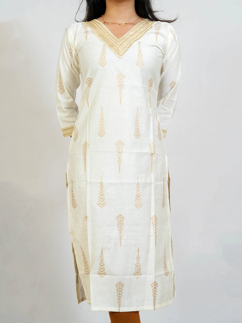 White Kurti - view 3